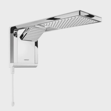 Chuveiro Lorenzetti Acqua Duo Eletrônico Branco/Cromado