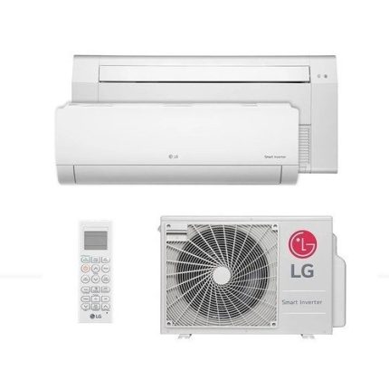 Ar Condicionado Multi Bi Split Inverter LG 1×9000 Hw + 1×12000 Cassete 1 Via Btus Quente/frio 220V Monofásico A2UW18GFAC. AWGZBRZ