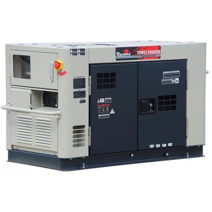 Gerador de Energia a Diesel Cabinado 12,5 Kva 220V com AVR TDWG12000SGE3D-N Toyama