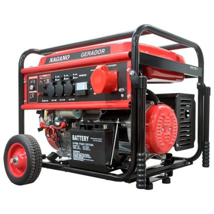 Gerador De Energia A Gasolina 9kva Trifásico 110v220v Partida Elétrica