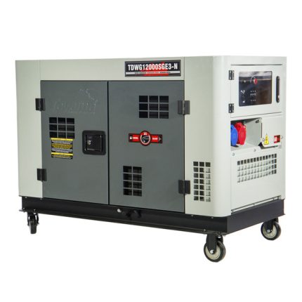 Gerador de Energia a Diesel Cabinado 12,5 Kva 380V (440V) com AVR TDWG12000SGE3-N Toyama