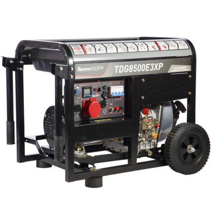 Gerador de Energia a Diesel Aberto 7,5 Kva 380V (440V) com AVR TDG8500E3XP Toyama