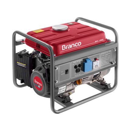 Gerador de Energia a Gasolina Aberto 1,3 Kva 220V B4T-1300 Branco