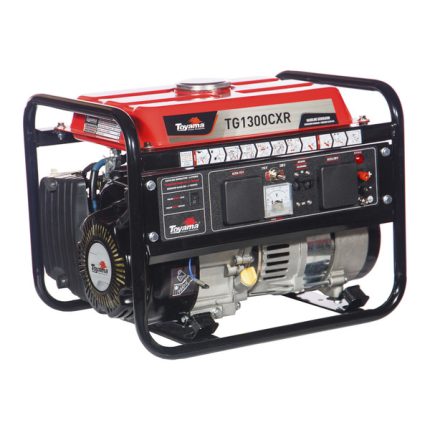 Gerador de Energia a Gasolina Aberto 1,25 Kva Bivolt com AVR TG1300CXR Toyama